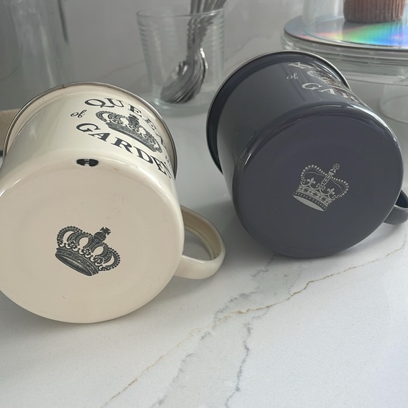 Queen King of The Garden Gifts for him her coffee mug metal cup tea beverage - Picture 7 of 9